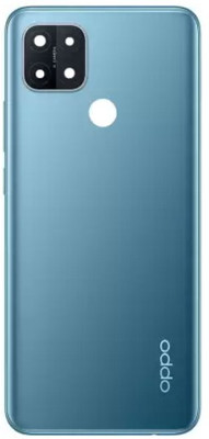 Sandreezz Oppo A15 with Proper Logo (With Middle Ring Camera Lens & Side Volume Power Buttons)5 Full Panel(Mystery Blue)