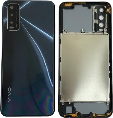 Flipkart SmartBuy Vivo Y20, Y20S, Y20A, Y12S, Y12G Housing Body with Middle Ring + Full Panel(Obsidian Black) Flipkart SmartBuy Vivo Y20, Y20S, Y20A, Y12S, Y12G Housing Body with Middle Ring + Full Panel(Obsidian Black)