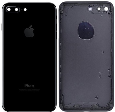 KezeMize Apple iPhone 7 Plus (Best Quality)(With Proper Logo) Back Panel(Jet Black)