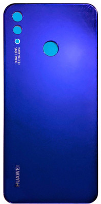 HQP for Huawei Nova 3i / Huawei P Smart + (2018) ( INE-LX1, INE-LX1r, INE-LX1 ) [ With Brand LOGO & Pre Installed Adhesive Tape ] Battery Back Glass Door Replacement Back Panel(Iris Purple)