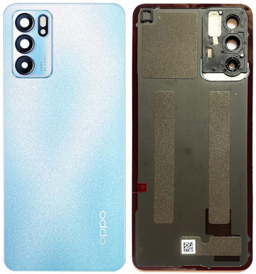 Flipkart SmartBuy OPPO Reno 6 (5G) with Camera Glass Back Panel(Aurora)