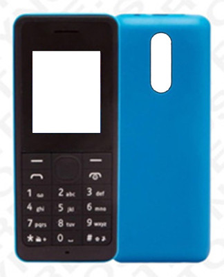 imbi Nokia 107 Dual Sim (2015), 106 Single Sim (2013) Front Back Body With Keypad Front & Back Panel(Blue)