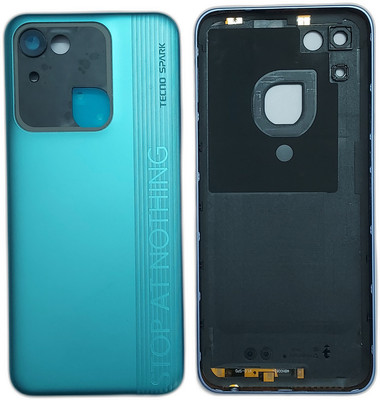 Spares4ever Tecno Spark 8C KG5K Green Replacement Back Panel(Green)