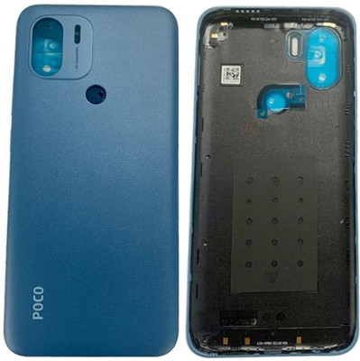 Sandreezz Xiaomi Poco C50 (With Side Volume & Power Buttons) (with Proper Logo) Back Panel(Royal Blue)