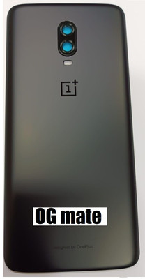 AL HAYY STORE Oneplus 6T Back Panel(Black)