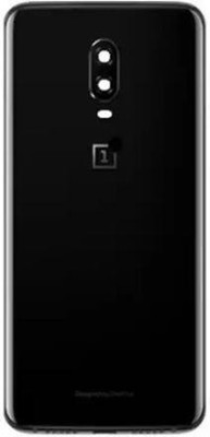 SRaccessories ONEPLUS 6T WITH CAMERA LANCES Back Panel(black)