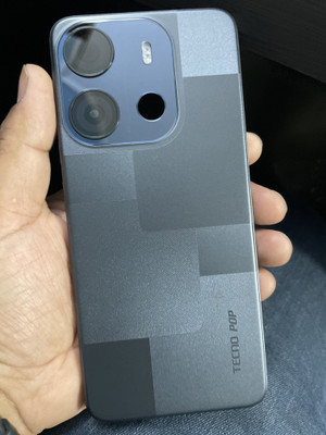 MAXOUT Tecno Pop 7 (BF6) Back Panel(Endless Black)