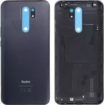 Sandreezz Xiaomi Redmi 9 Prime (with Proper Logo) (with Side Volume Power Buttons) Back Panel(Matte Black)