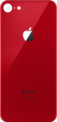 HQP for Apple iPhone 8 ( A1863, A1905, A1906, A1907 ) Battery Back Door Replacement [ With LoGo and Pre Installed Adhesive Tape ] Back Panel(Red)