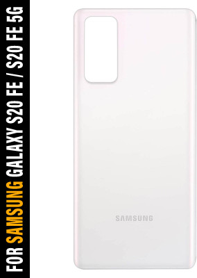 Safa Samsung Galaxy S20 FE Back Panel(Cloud White)