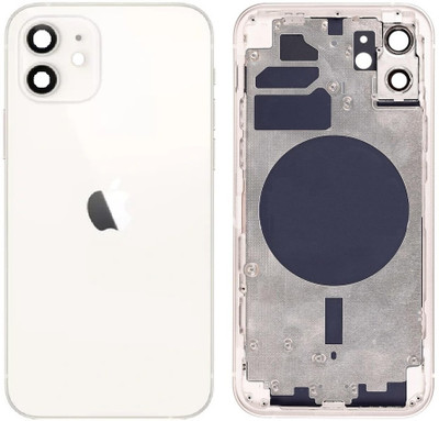 Sandreezz Apple iPhone 12 Mini (With All & Side Volume Power Buttons) (Best Quality) Full Panel(White)