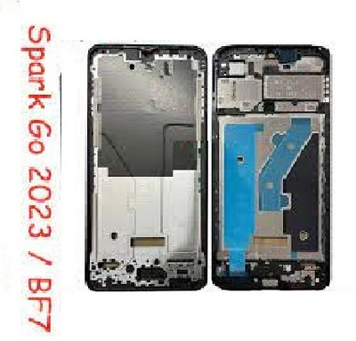 AL HAYY TRADERS Tecno Spark Go 2023 (BF7) MIDDLE FRAME ORIGINAL Front Panel(BLACK)