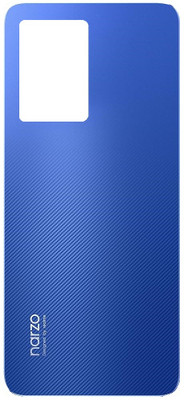 KezeMize Realme Narzo 50 5G (Best Quality)(With Proper Logo) Back Panel(Hyper Blue)