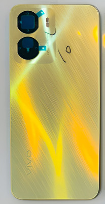 SRaccessories Vivo Y16 (4G) (Housing Body) (Side Keys with Middle Body) Full Panel(Drizzling Gold)