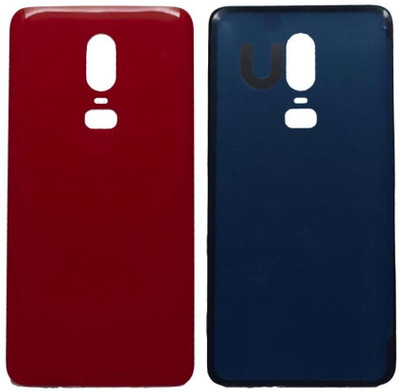 imbi OnePlus 6 Battery Door Back Panel(Red)