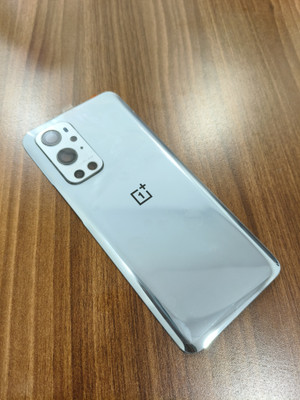 TrofT OnePlus OnePlus 9 pro(Glass) Back Panel(Silver)
