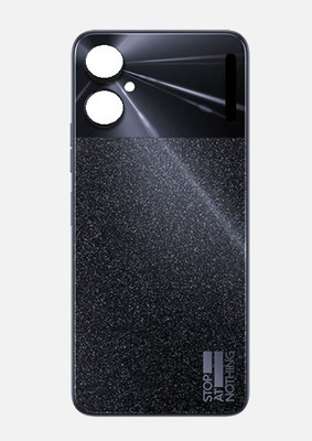 Kraze4blaze Tecno Spark 9 Pro (With Proper Logo) Back Panel(Quantum Black)