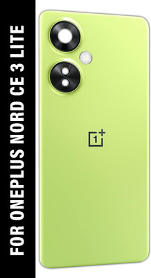 SUFO OnePlus Nord CE 3 Lite 5G With Camera Glass Back Panel(Pastel lime)