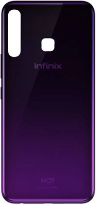 Sitara Infinix ( Hot 8 ) With Side Volume & Power Buttons Back Panel(Cosmic Purple)