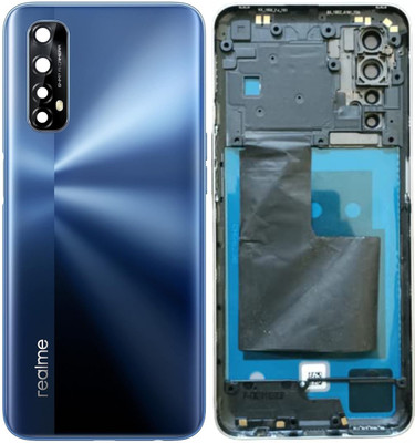 Flipkart SmartBuy Realme 7 (Original) With Middle Ring Camera Lens & Side Volume Power Buttons Full Panel(Mist Blue)