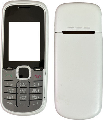 imbi Nokia 1662 Front Back Body With Keypad Front & Back Panel(White)