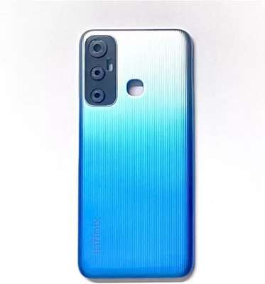 Sparevilla INFINIX HOT 11 X662 Back Door Glass Replacement Mobile Back Panel(Sky blue)