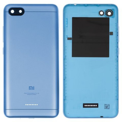 KezeMize Xiaomi Redmi 6A (with Proper Logo) Back Panel(Blue)