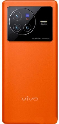 KezeMize Vivo X80 Pro (Best Quality)(With Camera Lens)(With Proper Logo) Back Panel(Orange)