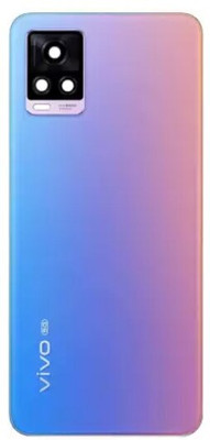 Sandreezz Vivo V20 Pro (Glass) (With Camera lens Ring) (with Proper Logo)20 Back Panel(Sunset Melody)