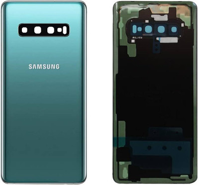 Flipkart SmartBuy Samsung Galaxy S10 Plus ( With Camera Ring Lens Glass ) OG Back Panel(Green)