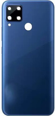 imbi Realme C15 With Power Volume Button Camera Glass Full Panel(Blue)