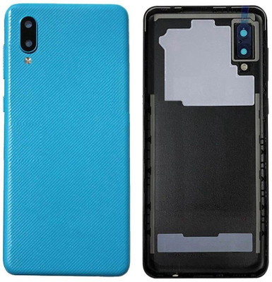 SPAREWARE Samsung Samsung Galaxy A02 : Blue (WITH ALL BRAND LOGO) Back Panel(Blue)