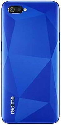 SPAREASP Realme C2 (With Proper Logo) Blue Back Panel(Blue)