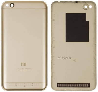 KezeMize Xiaomi Redmi 5A (with Proper Logo) Back Panel(Gold)