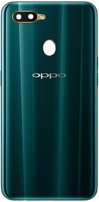 KezeMize OPPO A7 (with Proper Logo) Back Panel(Green)