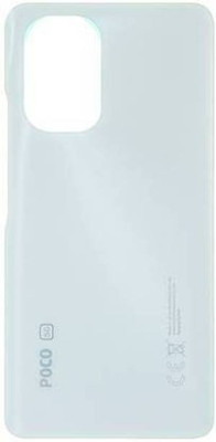 SRaccessories POCO F3 Back Panel(Arctic White)
