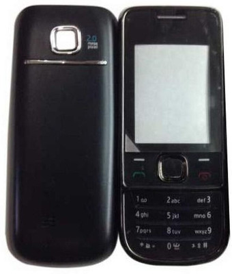 imbi Nokia 2700 Front Back Body With Keypad Front & Back Panel(Black)