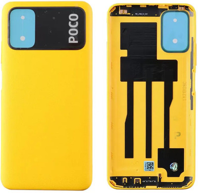 Unique4Ever POCO M3 (MZB087AIN) Original Back Panel(Yellow)