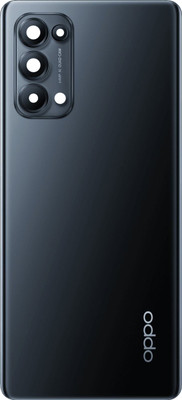 Tworld Oppo Reno5 Pro 5G ( PDSM00, PDST00, CPH2201 ) - [ With Camera Glass & Adhesive Tape ] Battery Replacement Glass Door Back Panel(Starry Black)