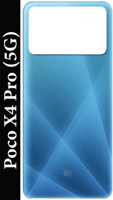 Flipkart SmartBuy POCO X4 Pro 5G Back Panel(Laser Blue)