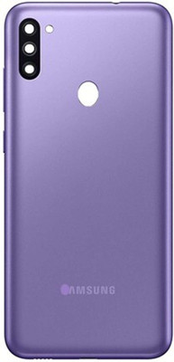HNVIEW SAMSUNG GALAXY M11 COMPATIBLE OG BACK PNAEL WITH SIDE KEY BUTTON AND LOGO Back Panel(PURPLE)