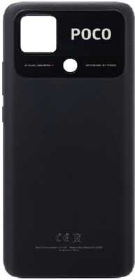VRAVMO XIAOMI POCO C40 (BLACK) Back Panel(BLACK)