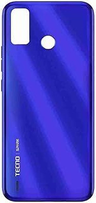 Docile Tecno Spark Go 2020 Ke5 Back Door Panel Back Glass Back Panel(Blue)