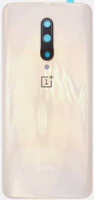 Kraze4blaze OnePlus 7 Pro (Glass)(With Camera Lens)(With Proper Logo) Back Panel(Almond)