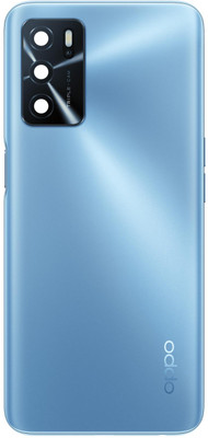 Unique4Ever Oppo A16 Housing Body With Middle Ring Volume & Power Buttons Back Panel(Pearl Blue)