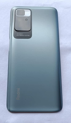 FXHUB Mi Redmi 10 Prime BACK GLASS COMPATIBLE Back Panel(BLACK)