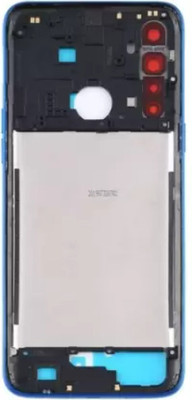SRaccessories Realme 5 (Middle Side Ring With side Keys) Back Panel(Blue)