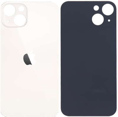 Kraze4blaze Apple iPhone 13 Mini (Best Quality)(With Proper Logo)(Glass) Back Panel(White)
