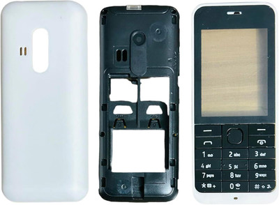imbi Nokia 220 Front Back and Middle Body With Keypad Full Panel(White)