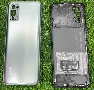 SPAREASP Realme Narzo 30 Pro Full Housing with Middle Ring (Middle Ring + Back Panel) Silver Back Panel(Silver) SPAREASP Realme Narzo 30 Pro Full Housing with Middle Ring (Middle Ring + Back Panel) Silver Back Panel(Silver)
